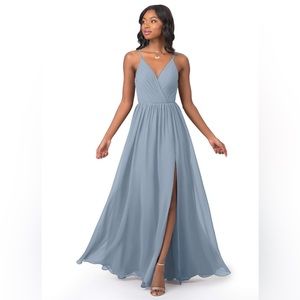 Light blue formal gown